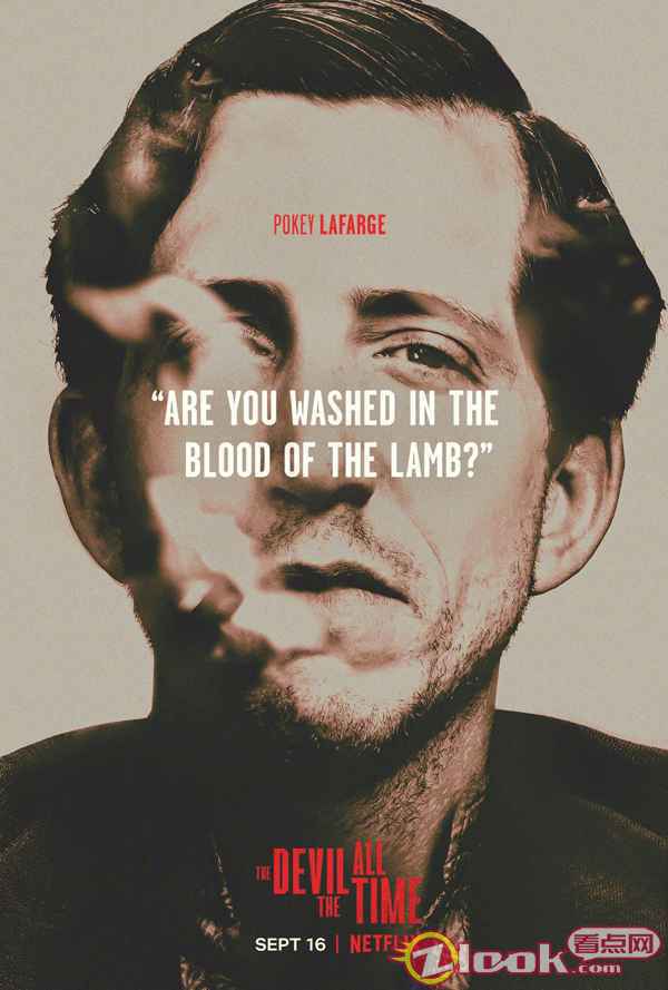 荷兰弟主演豪华阵容新片《神弃之地》发布11人角色海报！明日上线Netflix