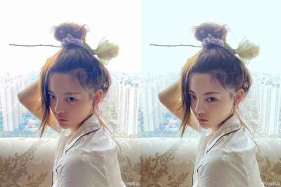 杨超越素颜照原图