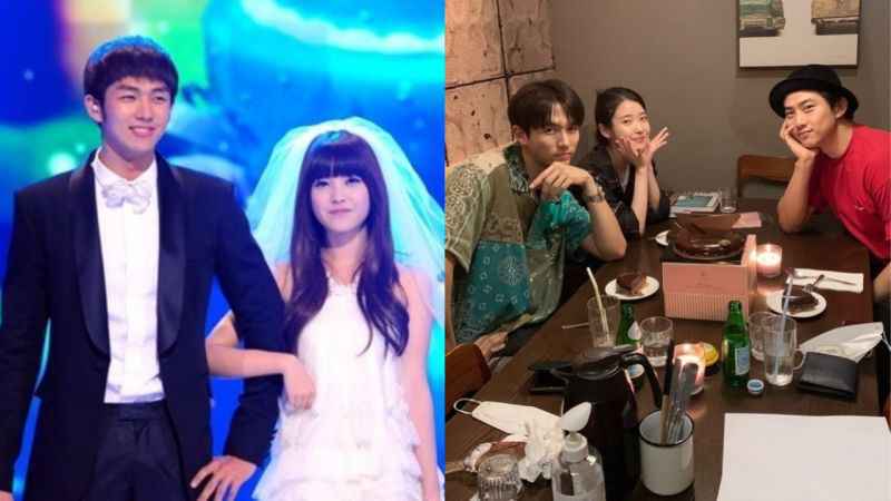 超经典男女合唱《唠叨》已经10周年!林瑟雍公开与IU的合照,玉泽演也一起呢!