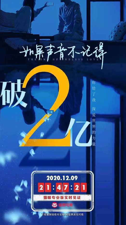 001LTF2wly1glhy19hjuej60u01hcq7x02 《如果声音不记得》票房破2亿 黄才伦张慧雯沈腾《日不落酒店》再次改档