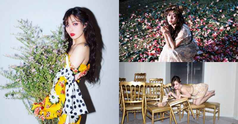 泫雅回归倒数一天??〈Flower Shower〉MV 预告华丽抢眼！