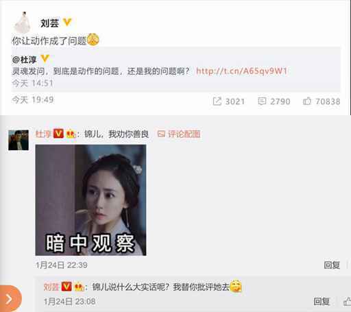 刘芸搞笑评价杜淳顶胯