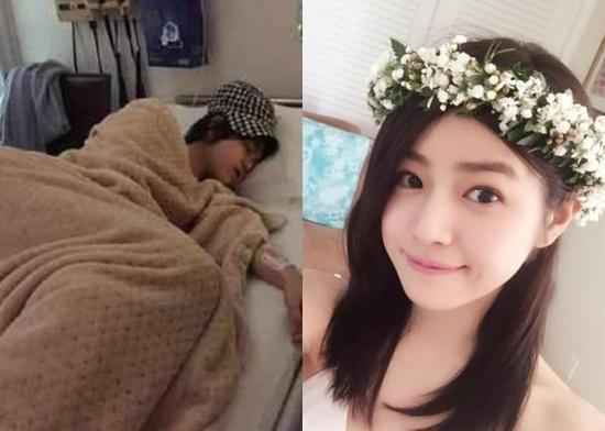 陈妍希训练透支病倒 呕吐发烧挂5瓶点滴