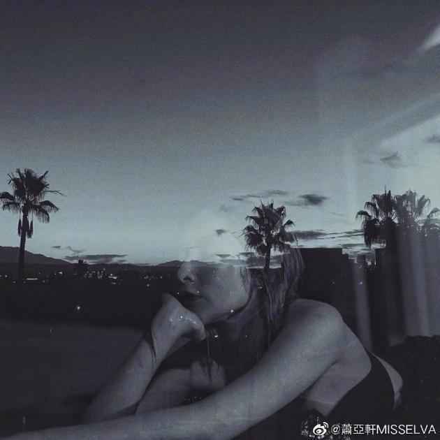 萧亚轩凌晨晒新歌mv花絮照