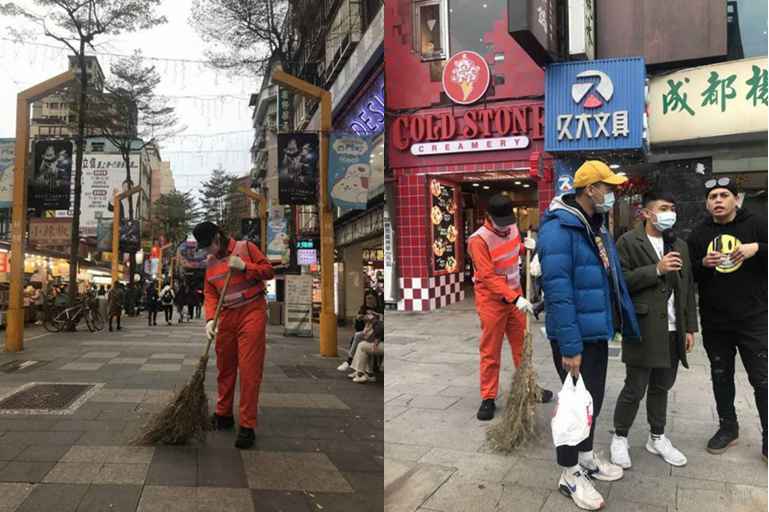 罗志祥扮清洁工