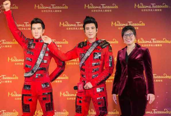 王力宏蜡像入驻杜莎“音乐超人”归来