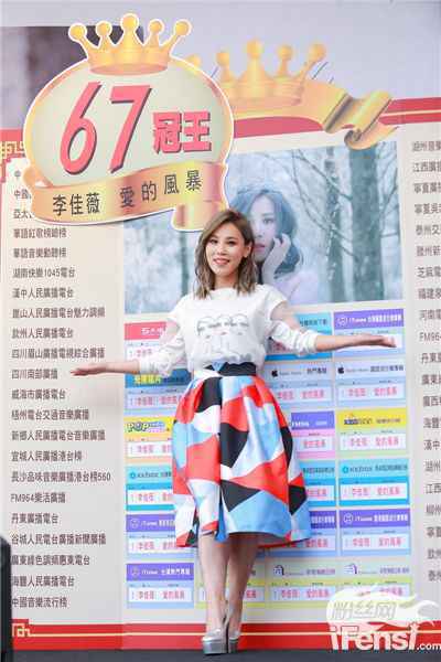 李佳薇新专辑《爱的风暴》取得傲人成绩