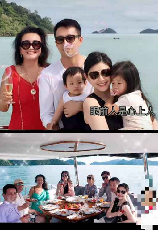 大S婆婆罕见晒全家福