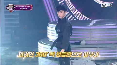 李升基御用的动作替身演员登上《看见你的声音》大展身手