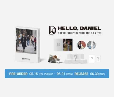 珍藏姜丹尼尔的旅行回忆《HELLO, DANIEL》将发行 DVD!