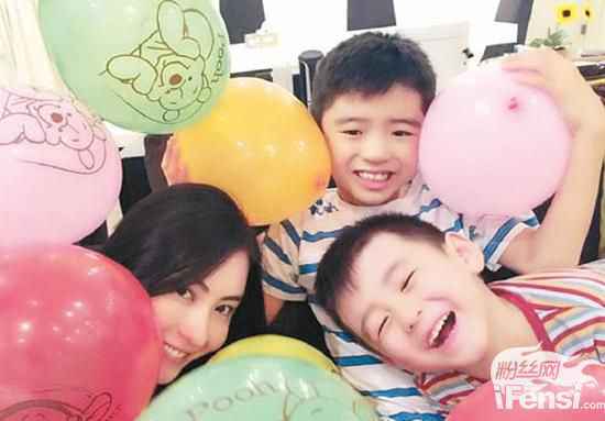 张柏芝两子专攻英语 没看谢霆锋《锋味》