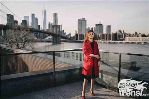 Selina任家萱纽约街拍曝光 演绎百变女神