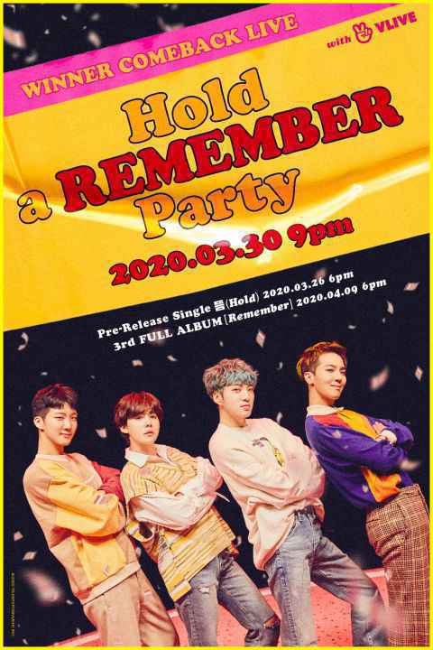 倒数一周 WINNER 将开直播抢先表演〈Hold〉！