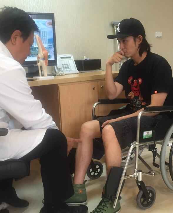 陈楚河真人秀摔断腿入院开刀欲告制作方
