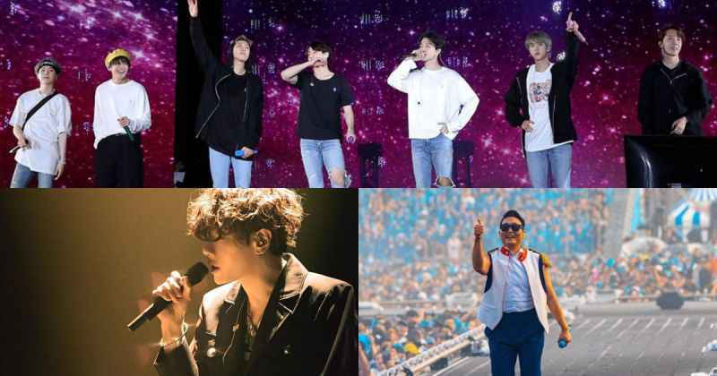 去年哪些演唱会最抢手?BTS防弹少年团、PSY 多场演出上榜!