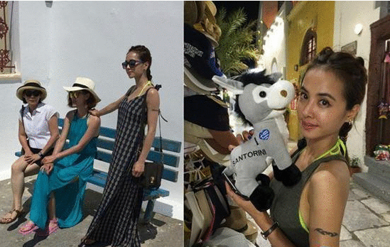 蔡依林赴“结婚圣地”度假 自嘲晒成黑珍珠