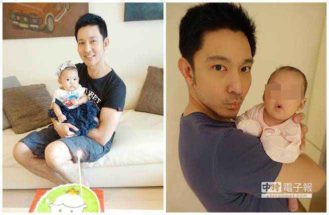 立威廉怀抱爱女庆生 混血宝宝大眼可爱