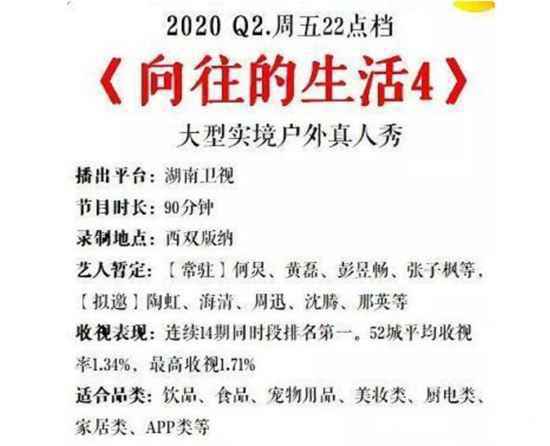 刘宪华真的不参加《向往的生活4》了吗？