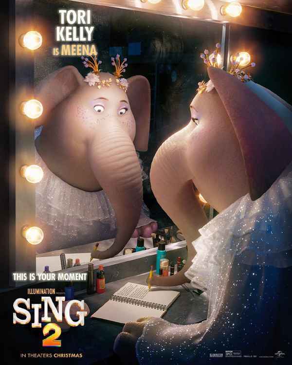 《欢乐好声音2》发布角色海报 猪妈妈小象等动物歌手们回归!