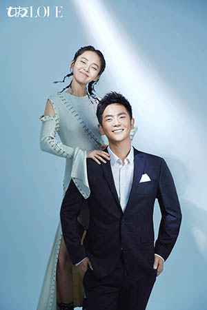 张晓龙张佳宁同登杂志封面 温暖诠释反差时尚