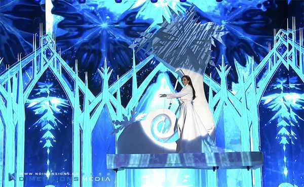 惊艳！恩维传媒与昆凌新衣舞台共同绽放