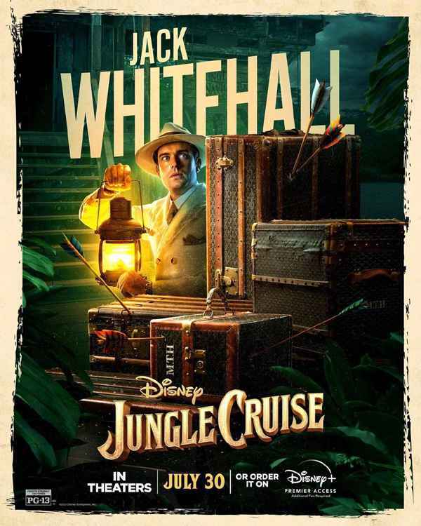 巨石强森-艾米莉布朗特《丛林奇航》发角色海报 几位主演亮相