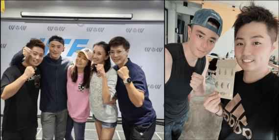 霍建华带林心如健身合影曝光