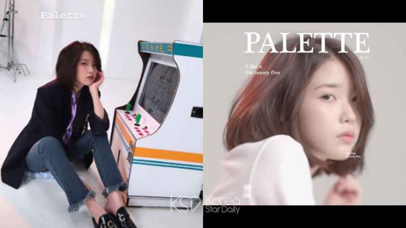 IU 发文庆祝与 GD 合作的热门曲《Palette》满三周年啦～！