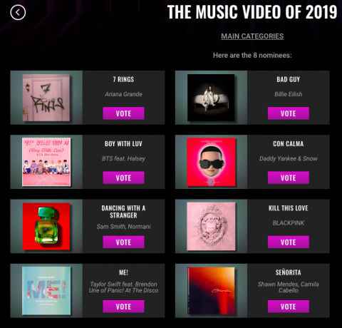 防弹少年团、BLACKPINK 在美人气高 入围《E! People's choice》三奖项！