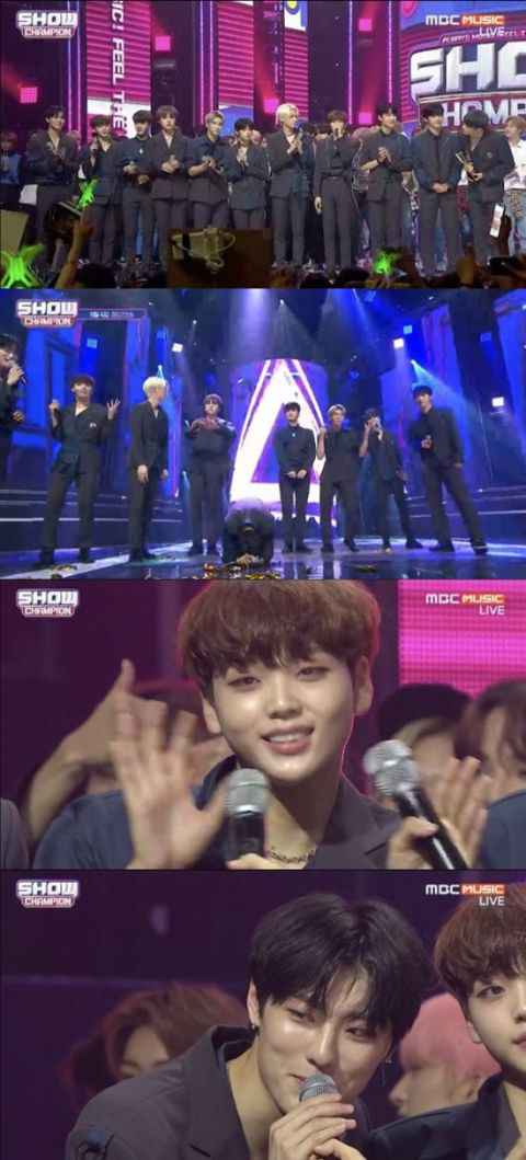 X1 再下一城征服《Show Champion》 全员行大礼感谢 One It！