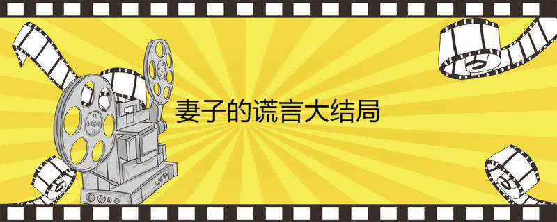 妻子的谎言大结局