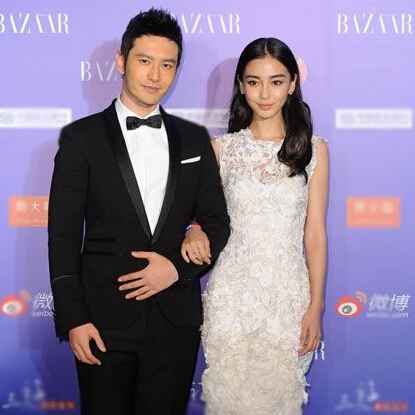 黄晓明疑寺庙求子 Angelababy遮肚孕味浓