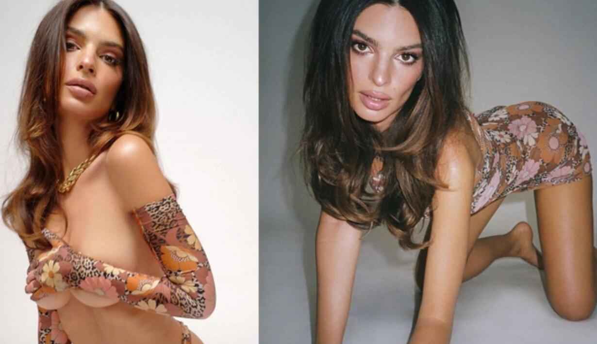 Emily产后极速修身 半身扮豹妹太性感了