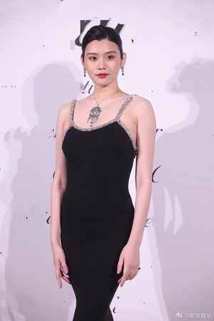 奚梦瑶怀二胎后首露面 挺孕肚辣穿细肩礼服