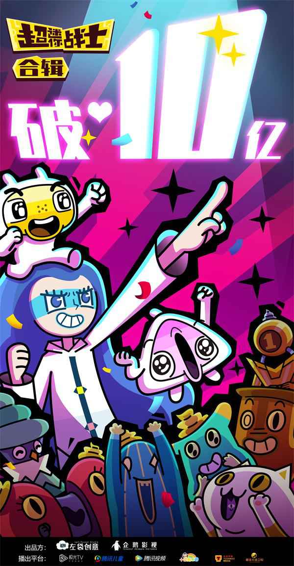 厉害！系列动画片《超迷你战士》点击量累计破10亿！