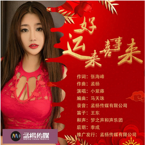 2019不可不听的新曲《好运来喜事来》 小紫藤陪你红红火火过大年