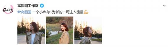 工作室啥高圆圆库存美照 阳光映照下侧颜迷人